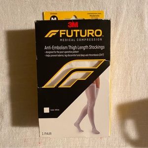 Futuro Medical Compression Anti-Embolism Thigh Length Stockings 1 Pair Medium